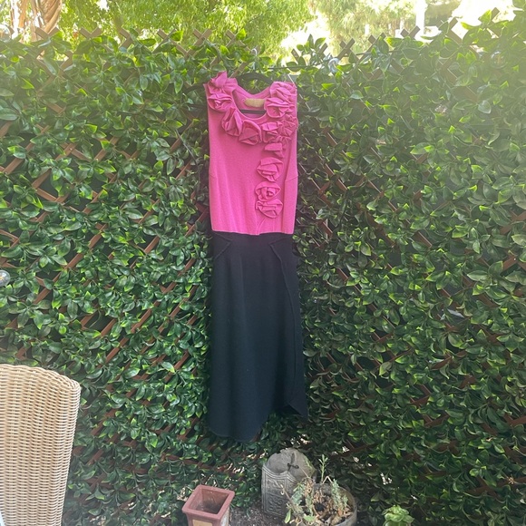 Koi Suwannagate Vintage Pink and Black Dress